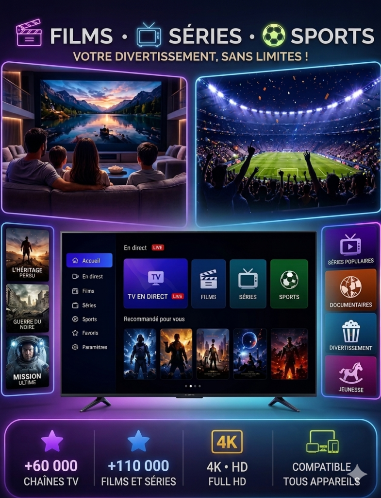 IPTV Premium : Meilleur Abonnement IPTV France En 2026